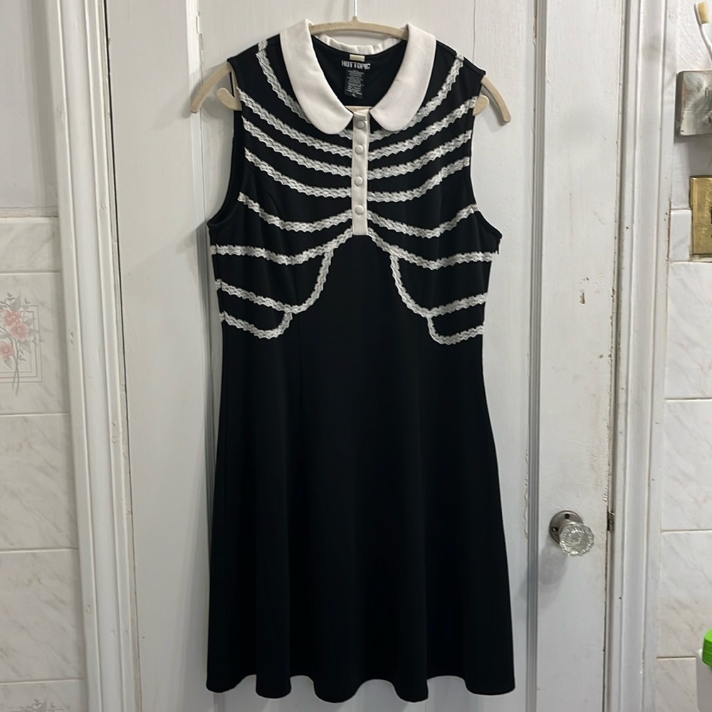 Hot Topic Skeleton Rib Cage dress